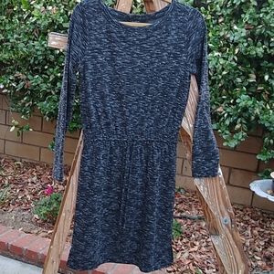 Ann Taylor Sweatshirt Dress Drawstring Long Sleeve